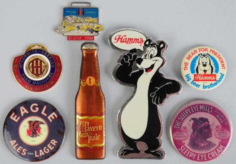 Appraisal: Lot of Beer Advertising Pieces Includes Hamm's and Tavern Pale