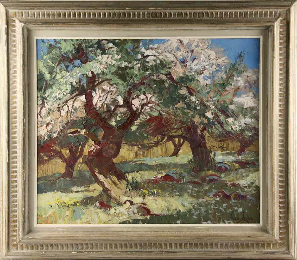 Appraisal: OIL ON MASO - 'In The Orchard' by Kenneth Gore