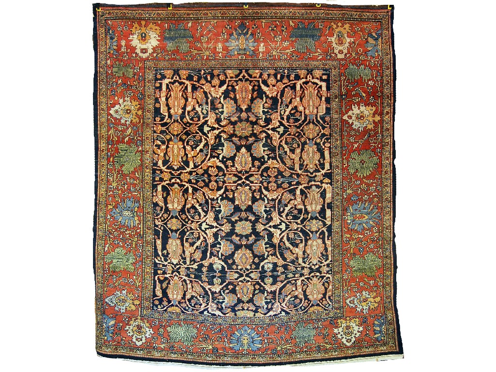 Appraisal: Persian good Hamadan carpet of the Sultanabad style circa