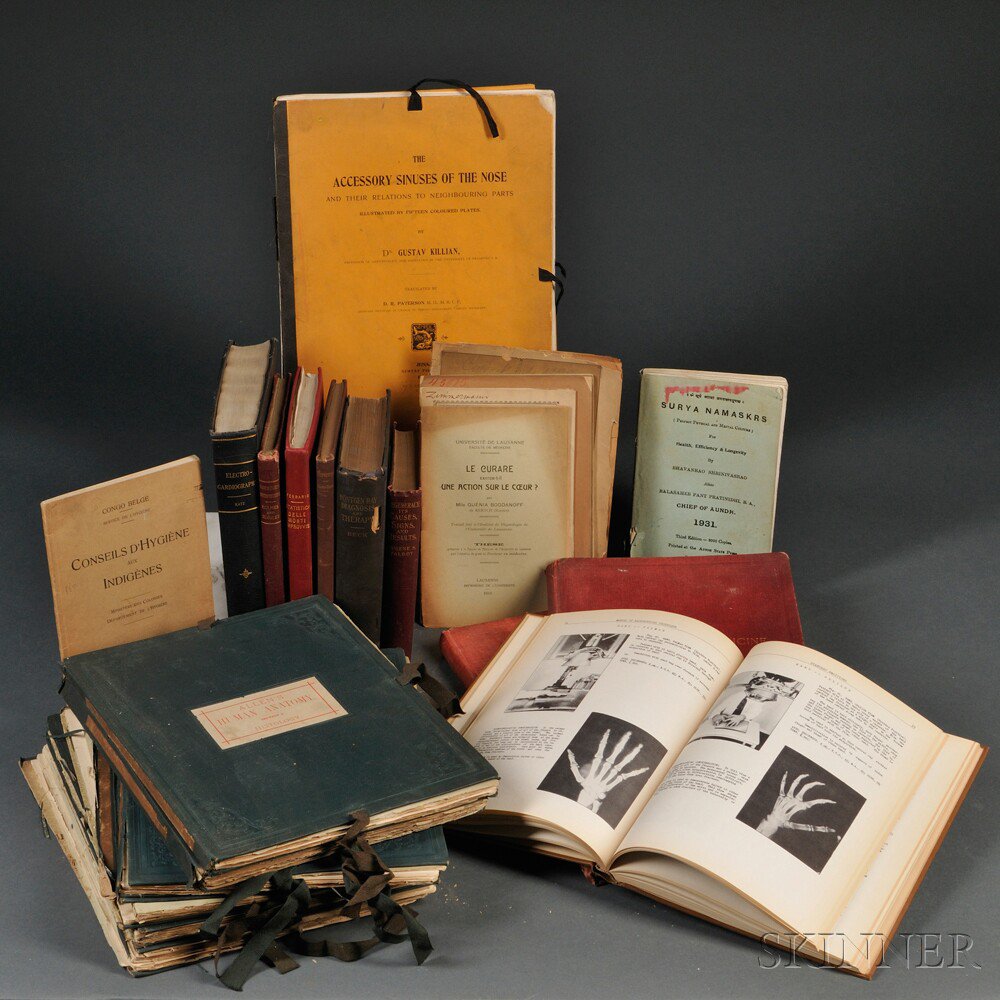 Appraisal: Medical Books Eighteen Books and Five Pamphlets Including Allen's A