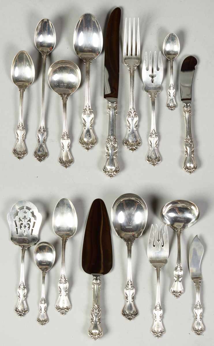 Appraisal: Reed Barton Sterling Silver Flatware Set total pcs ozt dinner