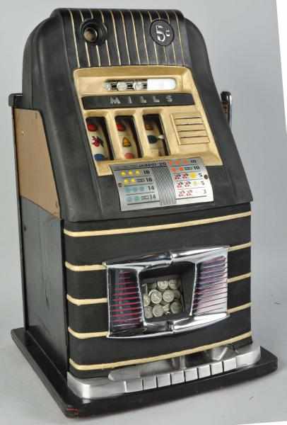 Appraisal: Mills High-Top Coin-Op Machine Repainted with new cash box Condition