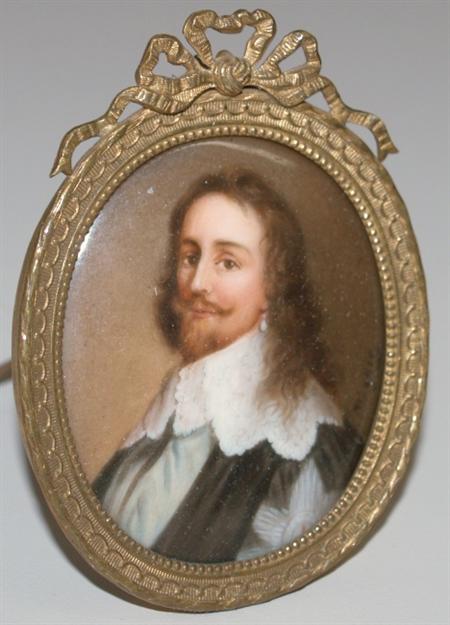 Appraisal: Portrait Miniature of Charles I Estimate -