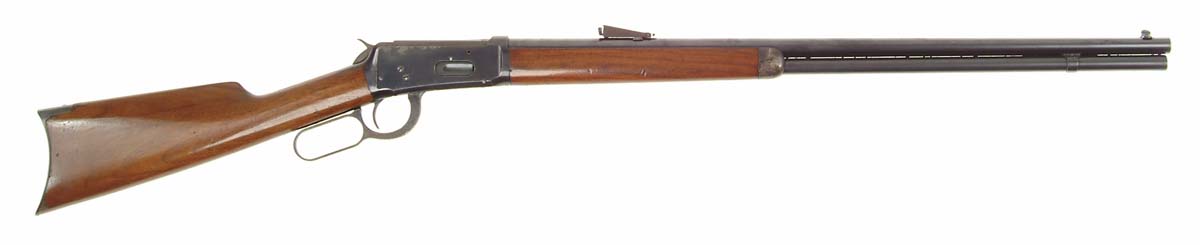 Appraisal: WINCHESTER MODEL LEVER ACTION RIFLE SN Cal WS rnd nickel-steel