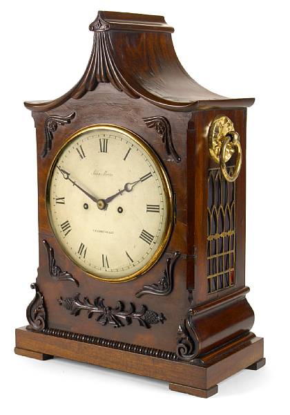 Appraisal: A Regency mahogany bracket clock John Moore Clerkenwellfirst quarter th