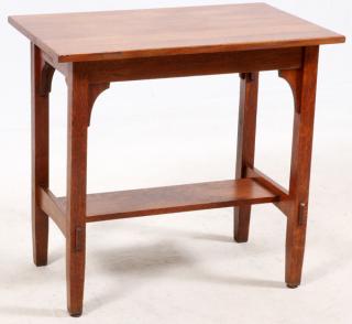 Appraisal: STICKLEY BROS OAK CONSOLE C S STICKLEY BROS OAK CONSOLE