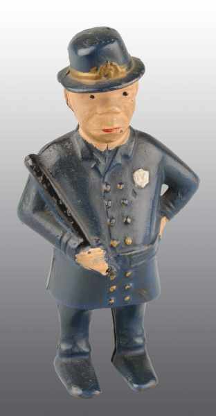 Appraisal: Cast Iron Mulligan Policeman Still Bank Description Manufactured by A