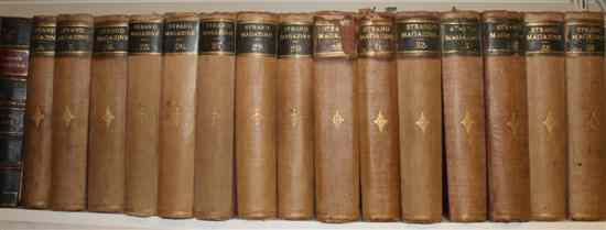 Appraisal: THE STRAND MAGAZINE volumes - four leather the other red