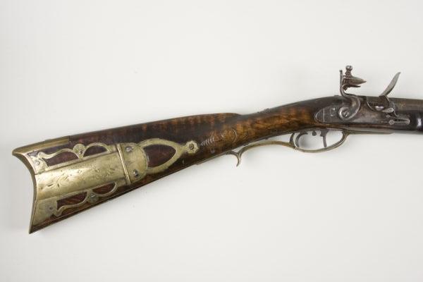 Appraisal: Jacob Lauck Longrifle Winchester Virginia ca early th c flintlock