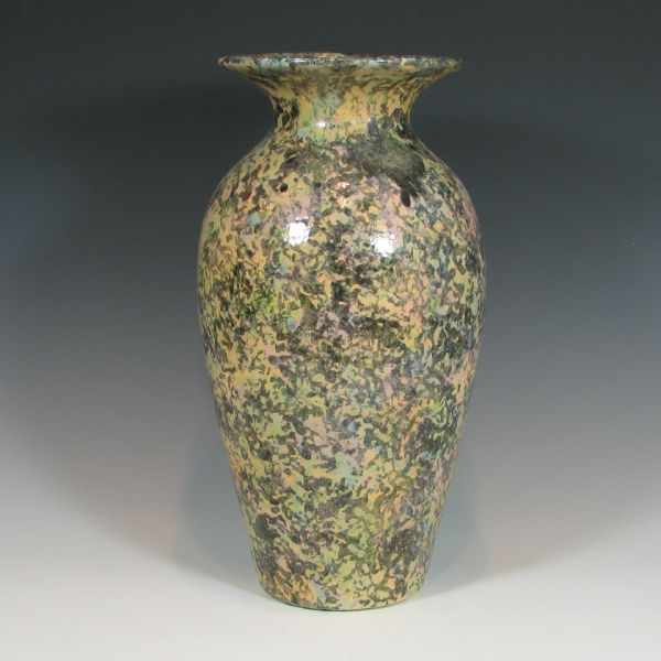 Appraisal: Mottled floor vase Unmarked Mint '' tall