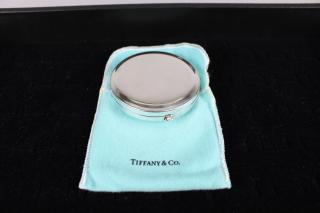 Appraisal: Tiffany Sterling Compact Tiffany Sterling Compact Marked on rim Diameter