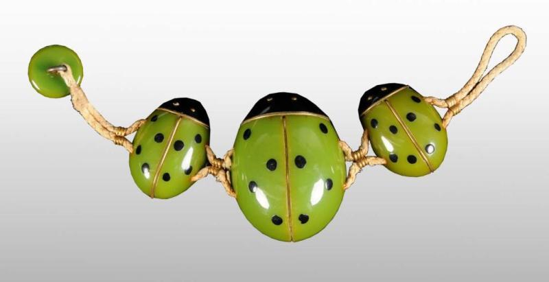 Appraisal: Bakelite Lady Bug Bracelet Condition Near Mint Size - L