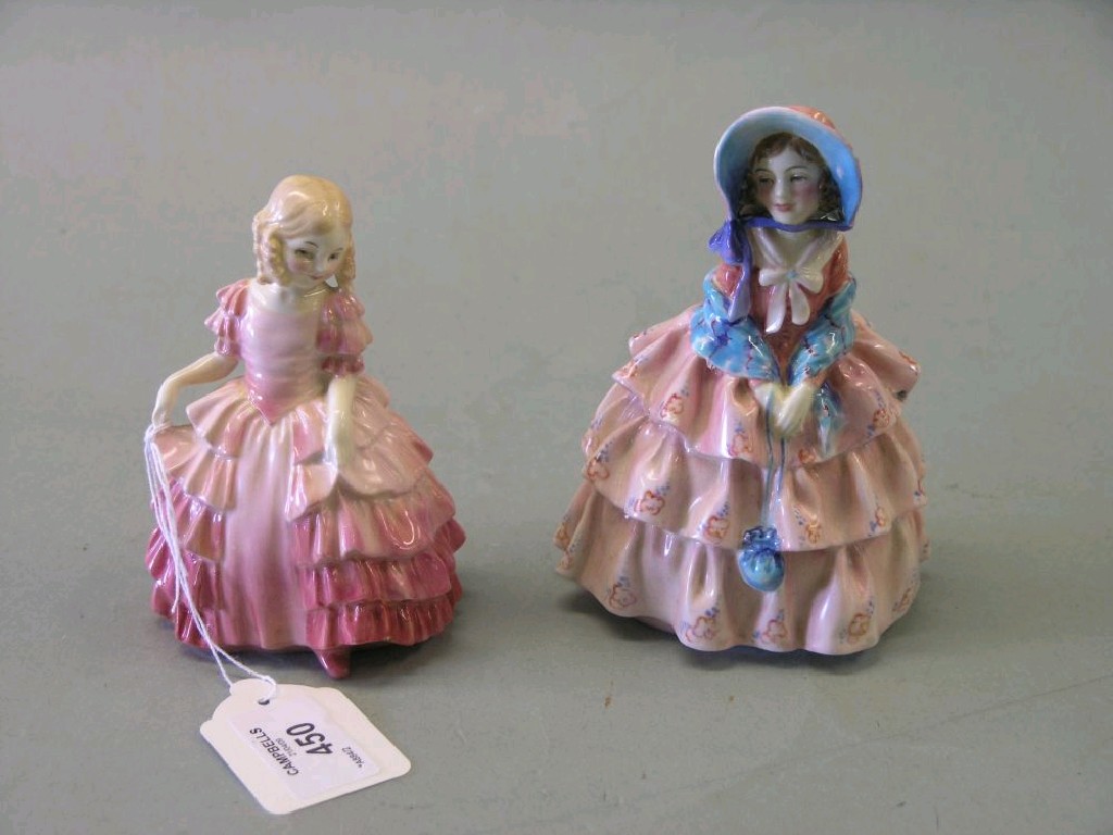 Appraisal: Two Royal Doulton figures Rose HN and Hazel HN latter