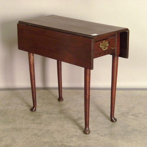 Appraisal: George II mahogany pembroke table th c h w d