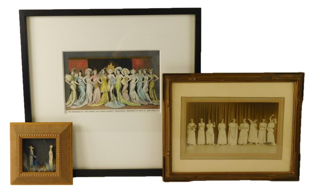 Appraisal: Three pieces featuring groups of women the first a Maureen