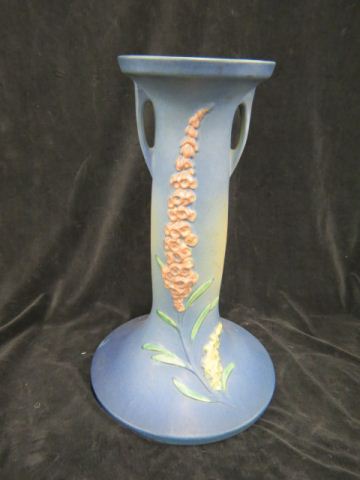 Appraisal: Roseville Pottery Foxglove Pedestal blue tall excellent