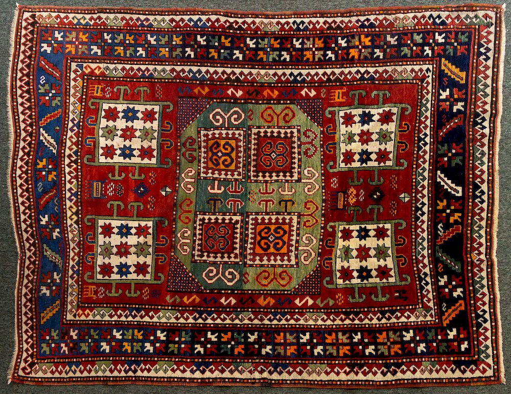 Appraisal: A KARACHOPT KAZAK RUG SOUTHWEST CAUCASUS LAST QUARTER OF TH