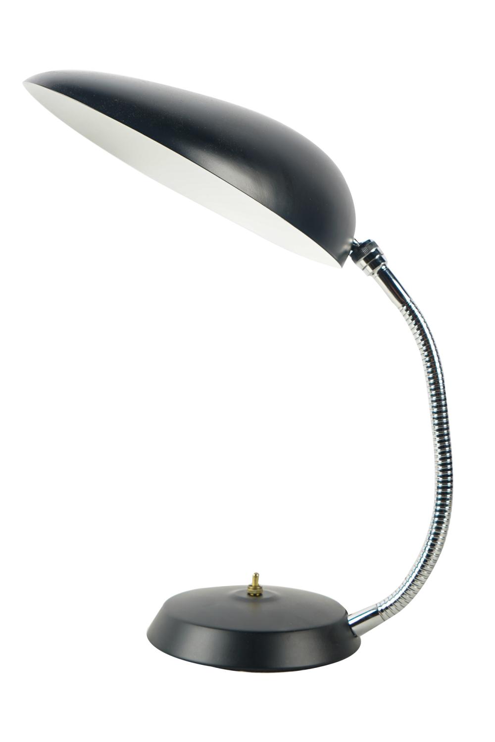 Appraisal: AFTER GRETA GROSSMAN GUBI 'COBRA' DESK LAMPGubi label to underside