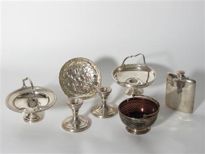 Appraisal: Group of sterling silver holloware Gorham th century Including Candy