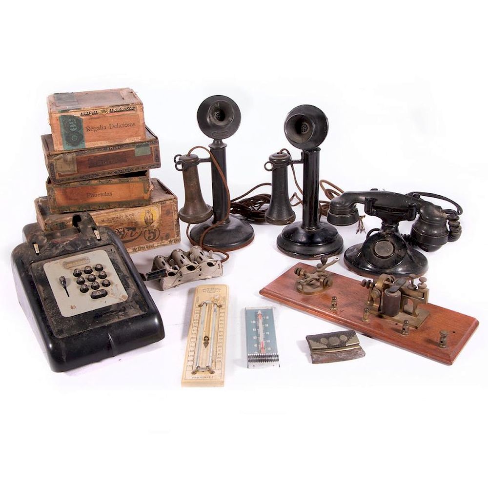 Appraisal: A lot of various th and early th century Phones