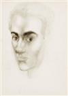 Appraisal: PAVEL TCHELITCHEW Two drawings Portait of a Young Man Nicholas