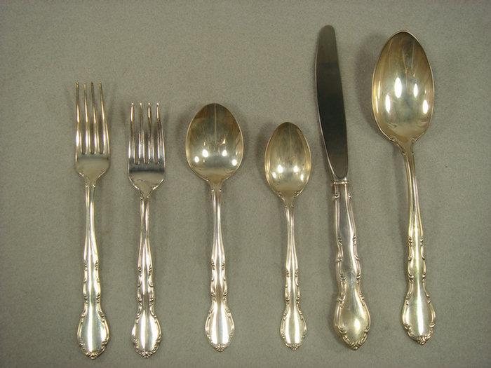 Appraisal: pcs Gorham Andante sterling silver flatware c o teaspoons each