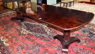 Appraisal: Lot of Regency style formal dining suite consisting of a