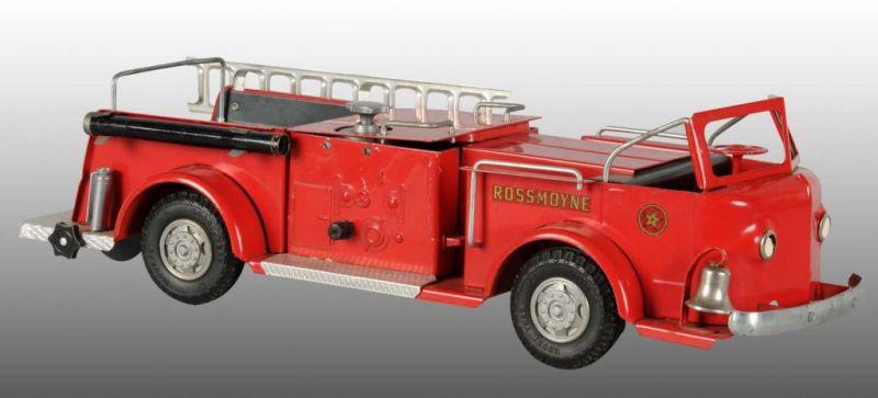 Appraisal: Pressed Steel Doepke Model Toys Fire Truck Description pumper Original