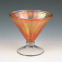 Appraisal: Carnival glass tapered compote Unmarked Excellent condition wide by tall