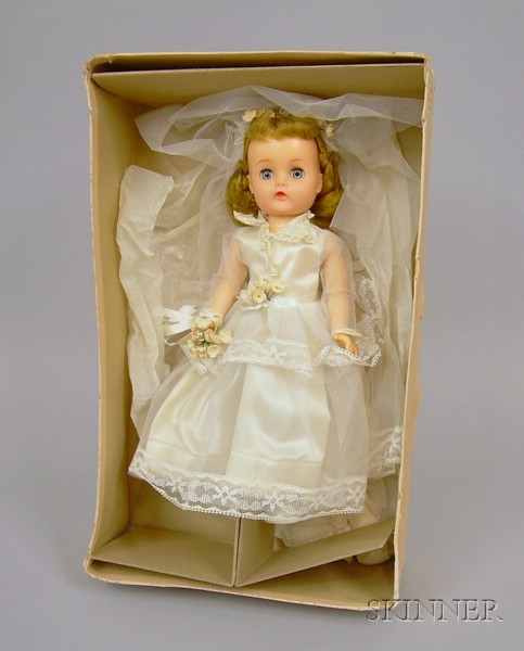 Appraisal: Ideal Bride Doll in Original Box c with soft vinyl