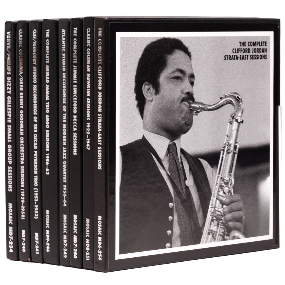 Appraisal: MOSAIC RECORDS JAZZ CD COLLECTION boxed sets including Verve Philips