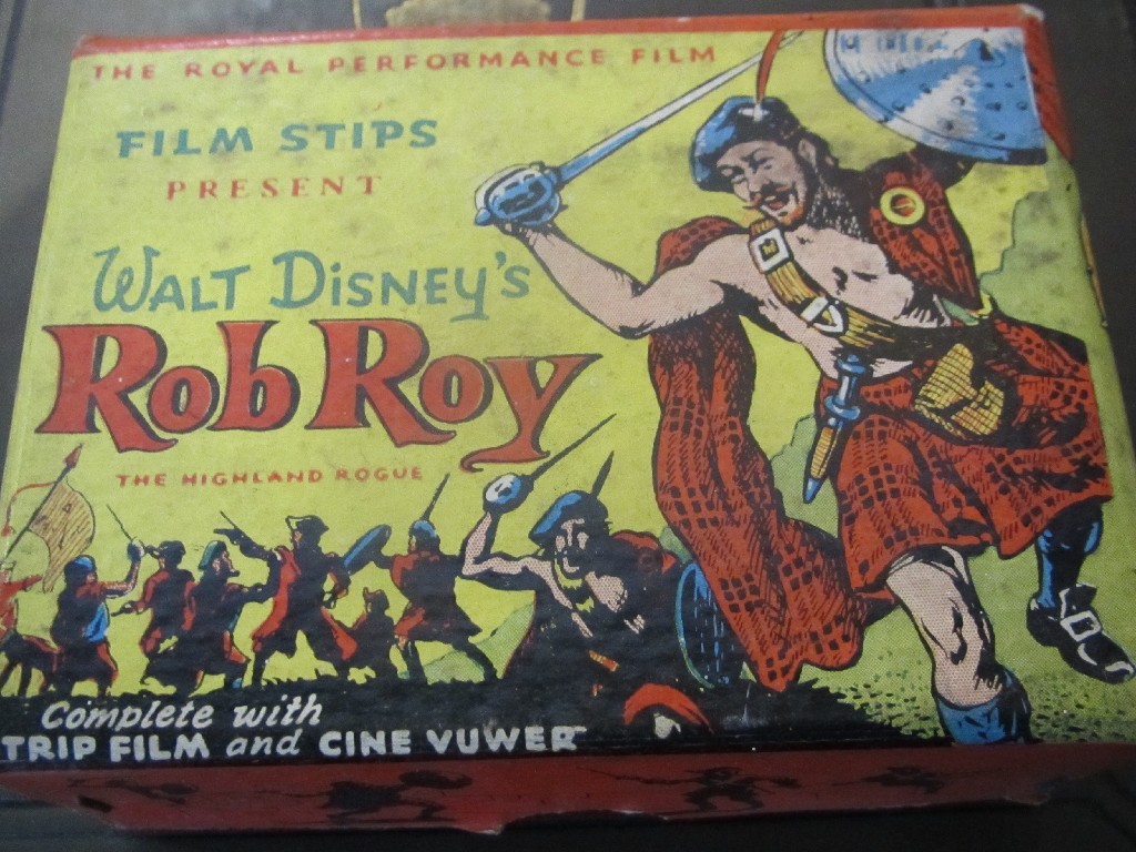 Appraisal: Box of Disney films and pocket film strips