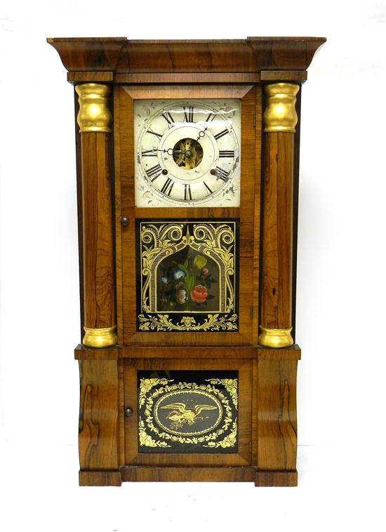 Appraisal: Seth Thomas shelf clock eight day rosewood case with engaged