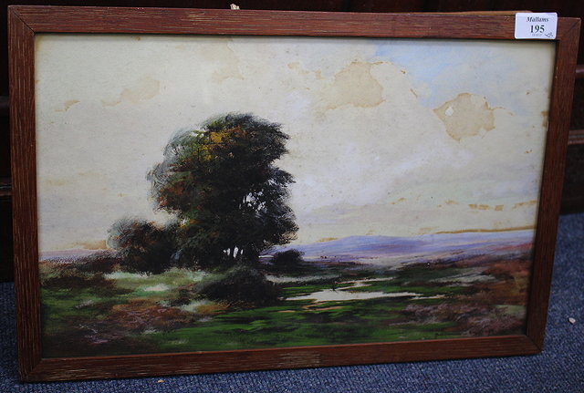 Appraisal: JOHN BARAGWANATH KING - 'A Mooreland Landscape' signed gouache cm