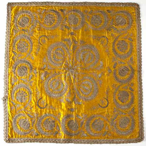 Appraisal: Spanish Embroidered Table Cloth th century in the th century