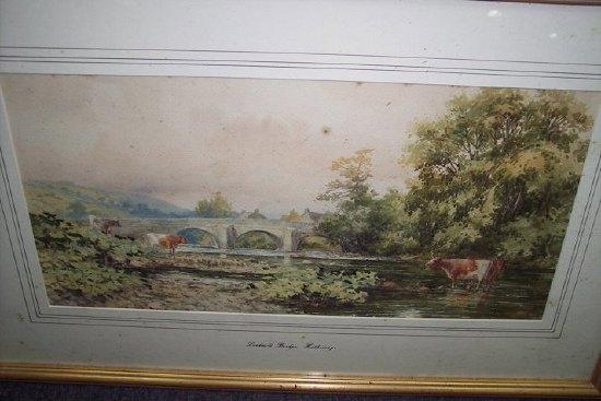 Appraisal: G H Constantine Leadmill Bridge Hathersage signed lower right watercolour