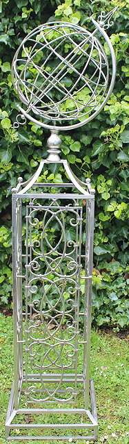 Appraisal: A WROUGHT STEEL CONSERVATORY ORNAMENT in the form of a