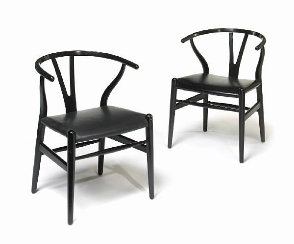 Appraisal: Hans J Wegner Danish - pair of Y chairs for