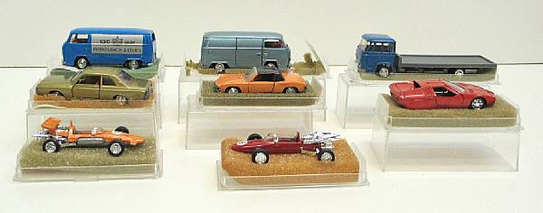 Appraisal: Schuco th scale Vehicles Lot includes primarily boxed Schuco German