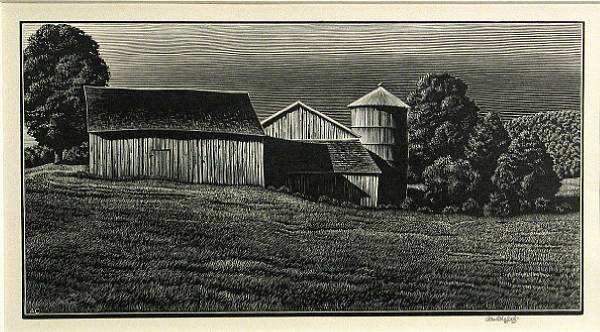 Appraisal: Asa Cheffetz American - Scenes of Rural New England S