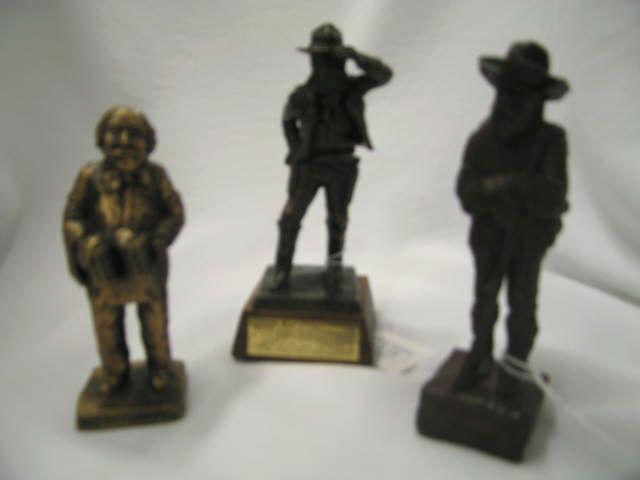 Appraisal: Tom Knapp Western Bronzes mountain man saloon keeper gunfighter to