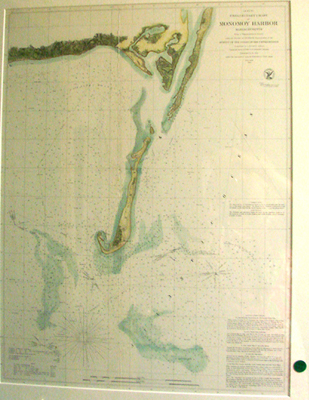 Appraisal: FRAMED PRELIMINARY CHART OF MONOMOY HARBOR By C M Eakin