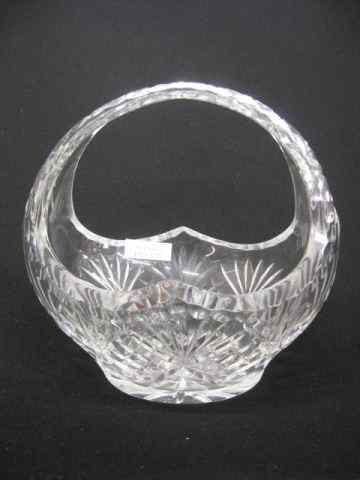 Appraisal: Cut Crystal Basket '' excellent