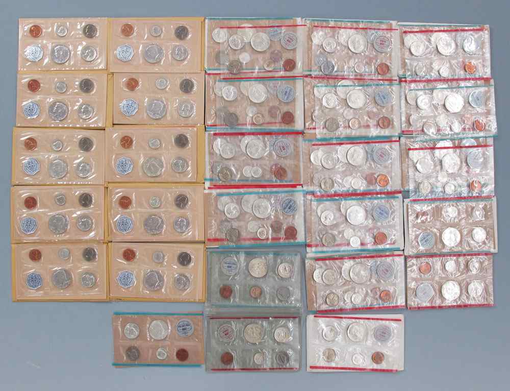 Appraisal: PROOF UNCIRCULATED COIN SHEETS US MINT To include proof sheets