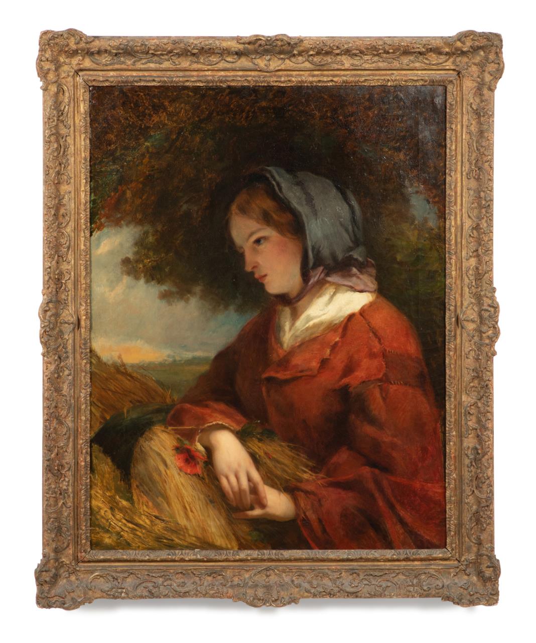 Appraisal: ENGLISH SCHOOL PORTRAIT OF LADY O C English School oil