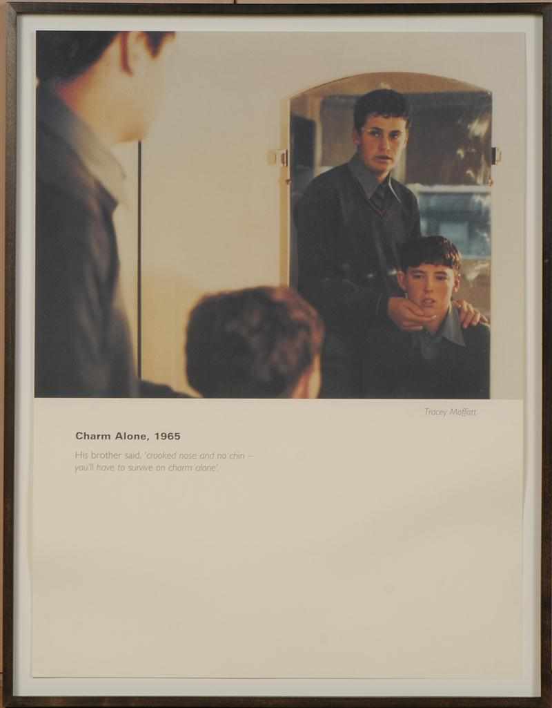 Appraisal: TRACEY MOFFATT b CHARM ALONE Offset print marked A P