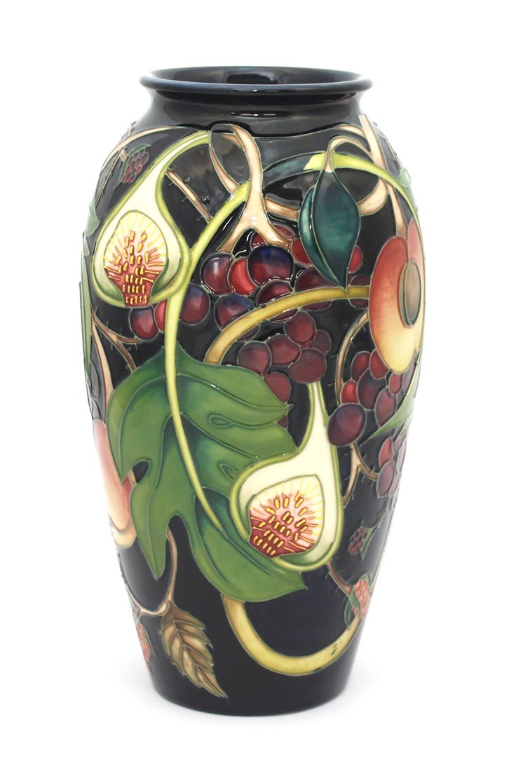 Appraisal: A Moorcroft 'Queen's Choice' pattern ovoid vase impressed and painted