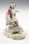 Appraisal: PORCELAIN FIGURINE - Early Meissen Porcelain Figurine of an aristocratic