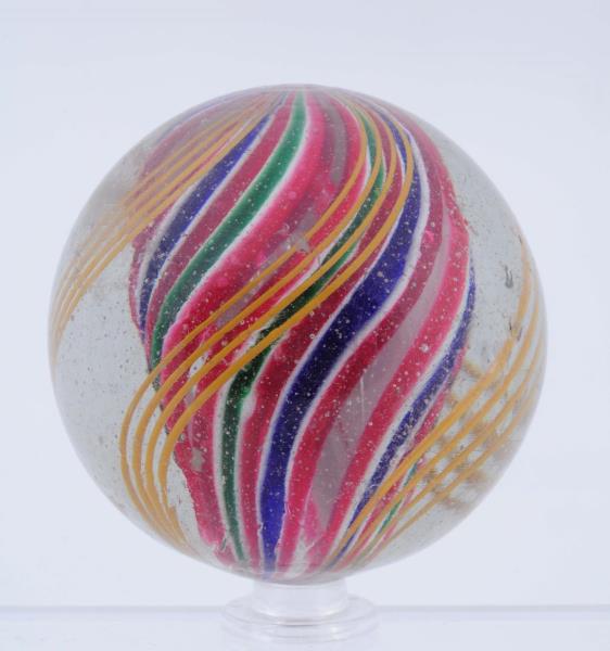 Appraisal: Large Divided Core Swirl Marble Core ribbons are made up