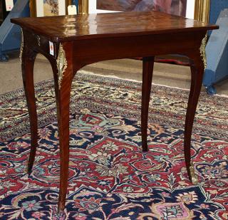 Appraisal: Louis XV style kingwood occasional table Louis XV style kingwood